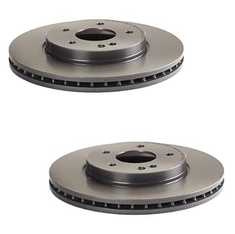 Mercedes Brakes Kit - Pads & Rotors Front and Rear (288mm/278mm) (Ceramic) 004420172041 - Brembo 1640168KIT